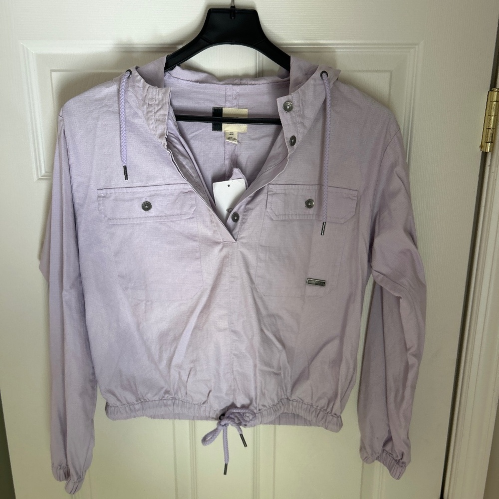 Roxy women’s light purple pullover size small
